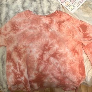 Pink Tie Dye Sweatshirt